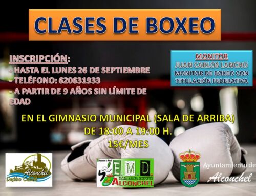 CLASES DE BOXEO, TAEKWONDO Y COMIENZO DE ENTRENAMIENTOS FÚTBOL SALA JUDEX 2022-2023
