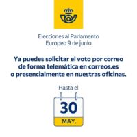 VOTO POR CORREO “ELECCIONES AL PARLAMENTO EUROPEO” 9 JUNIO 2024
