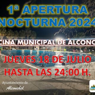1ª APERTURA NOCTURNA DE LA PISCINA MUNICIPAL 2024