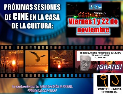 PRÓXIMAS SESIONES DE CINE EN LA CASA DE LA CULTURA: NOVIEMBRE 2024