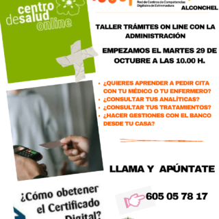 TALLER TRÁMITES ON-LINE CON LA ADMINISTRACIÓN