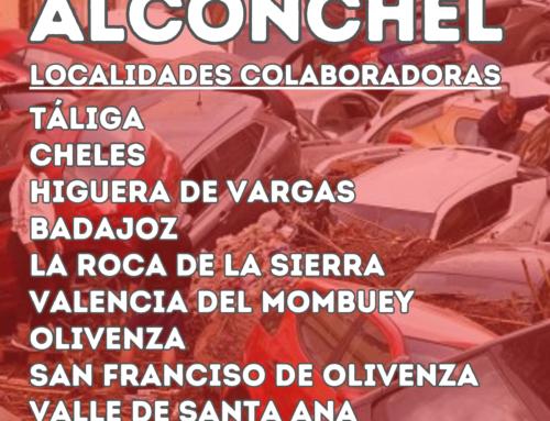 CAMIÓN PRODUCTOS DONADOS POR ALCONCHEL Y PUEBLOS COLABORADORES CON DESTINO A VALENCIA