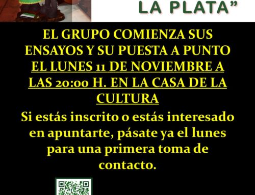 COMIENZA ENSAYOS: GRUPO DE COROS Y DANZAS “FUENTE DE LA PLATA” DE ALCONCHEL