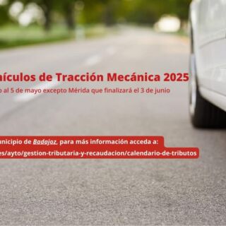 ABIERTO EL PERÍODO VOLUNTARIO DE PAGO DEL IMPUESTO DE VEHÍCULOS DE TRACCIÓN MECÁNICA (IVTM) 2025